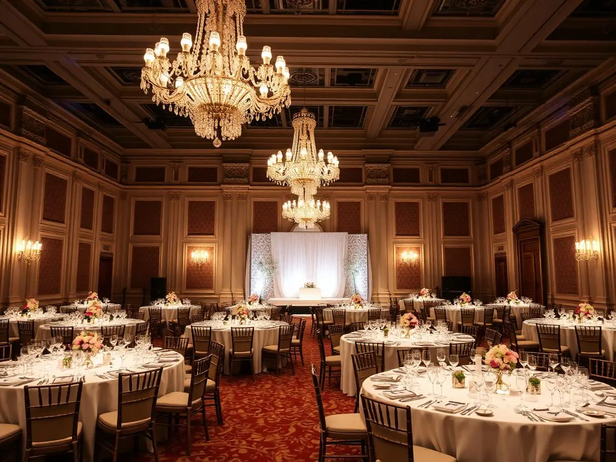 Luxury gala dinner